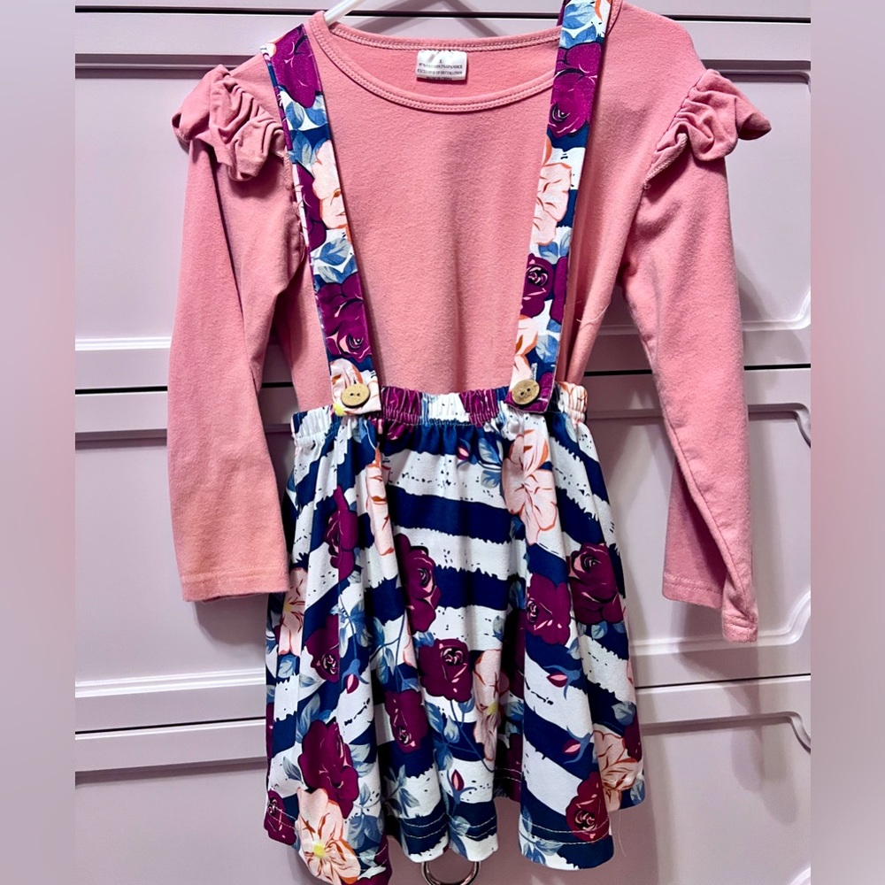 2 piece boutique dress girls 4/5